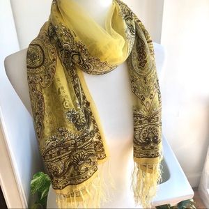 Yellow scarf  - NWOT